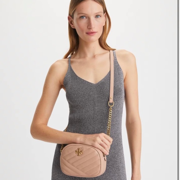 Tory Burch Kira small chevron camera bag NWT - Picture 2 of 6